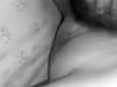 Black and white episode of me eating my hot girl's bulky cum-hole